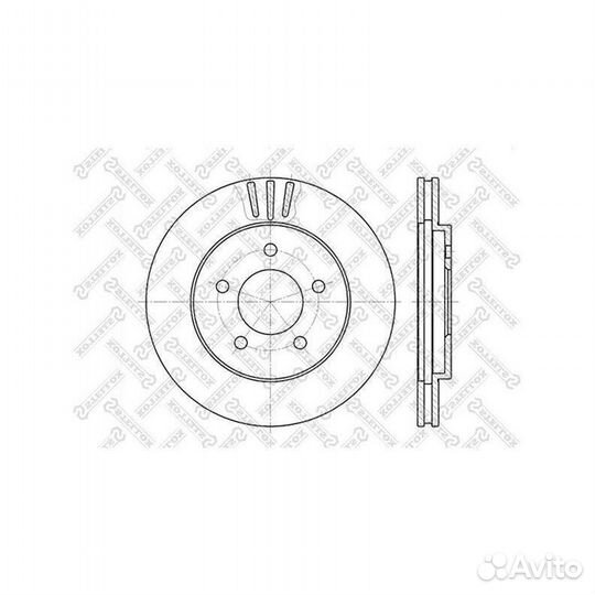 Диск торм.Chrysler Voyager 2.4-3.8