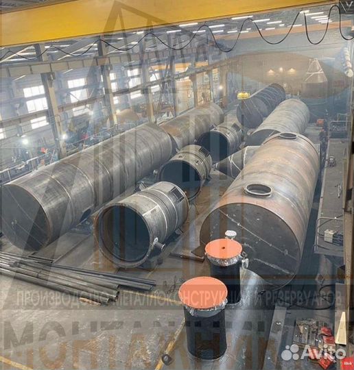 Резервуары вертикальные 1500/1000/700 м3 для Воды