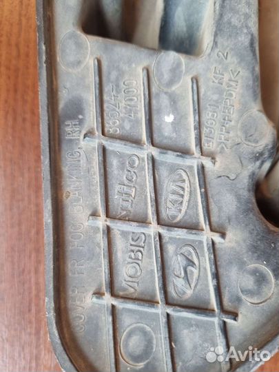 Заглушка противотуманной фары kia rio 3