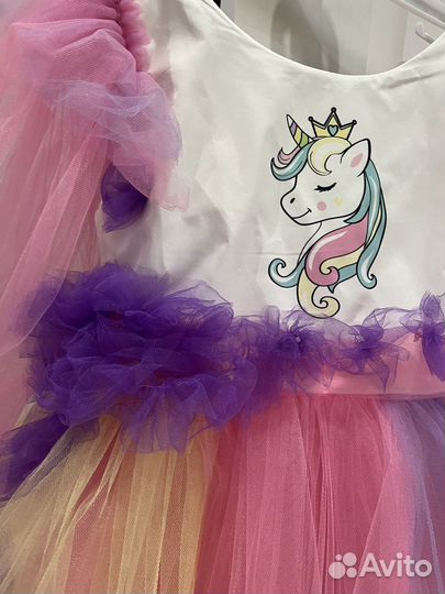 Нарядное платье для девочки на выпускной 116