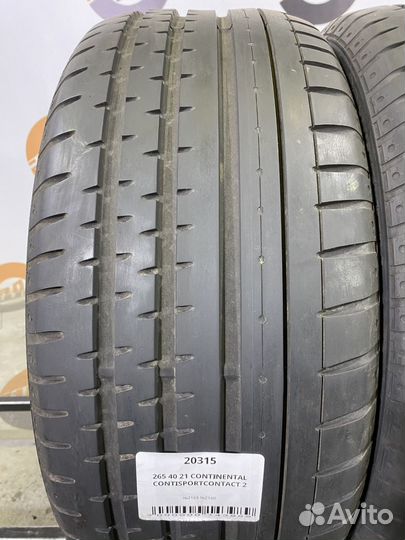 Continental ContiSportContact 2 265/40 R21 108Y