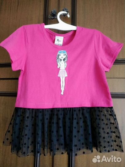 Футболка, жилетка, Рубашки - блузки для девочки