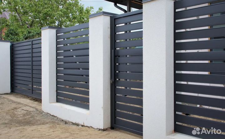 Горизонтальный забор ранчо