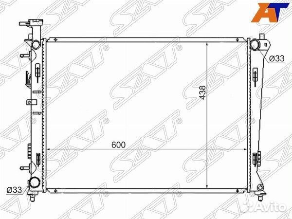 Радиатор KIA cerato 09
