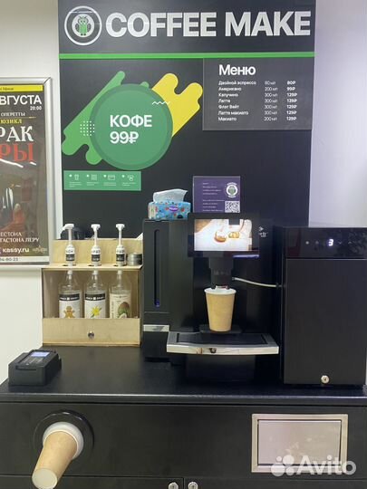 Продам 5 кофеен самообслуживания с местами