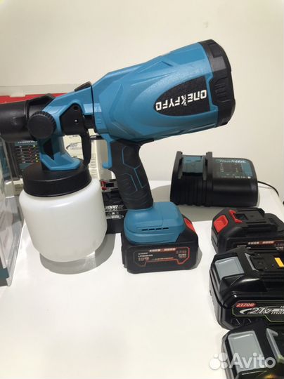 Краскопульт аккумуляторный новый