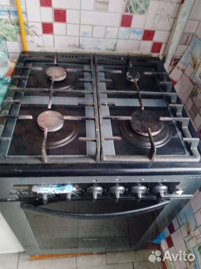 Электро газовая плита