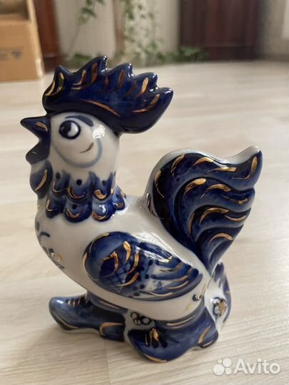 Петушок фарфор гжель
