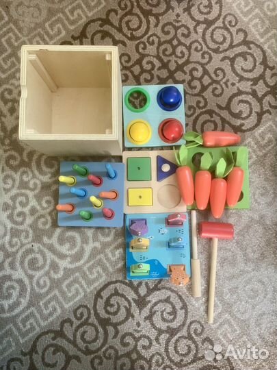 Развивающие деревянные игрушки