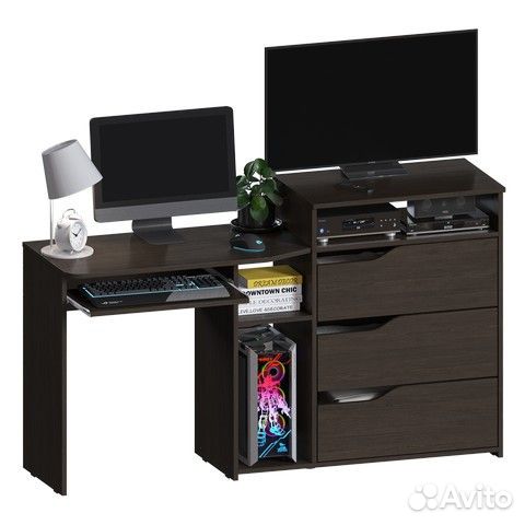 Компьютерный стол под 2 монитора