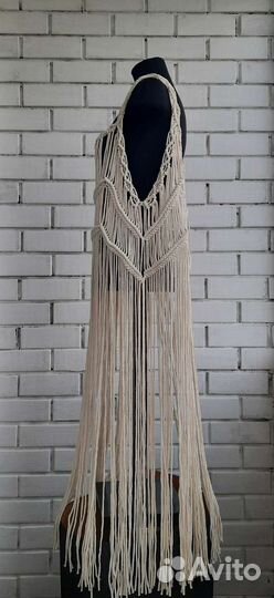 Платье макраме