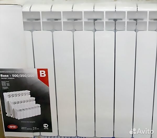 Радиатор биметаллический rifar Base 500 х 11 секц