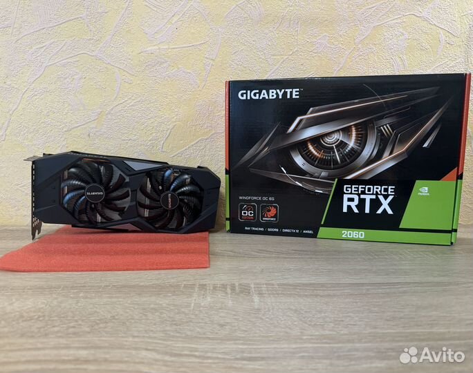 Gigabyte GeForce RTX 2060 windforce OC 6гб