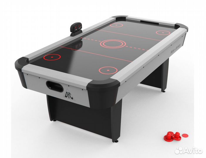 Большой аэрохоккей для детей новый, 7 футов