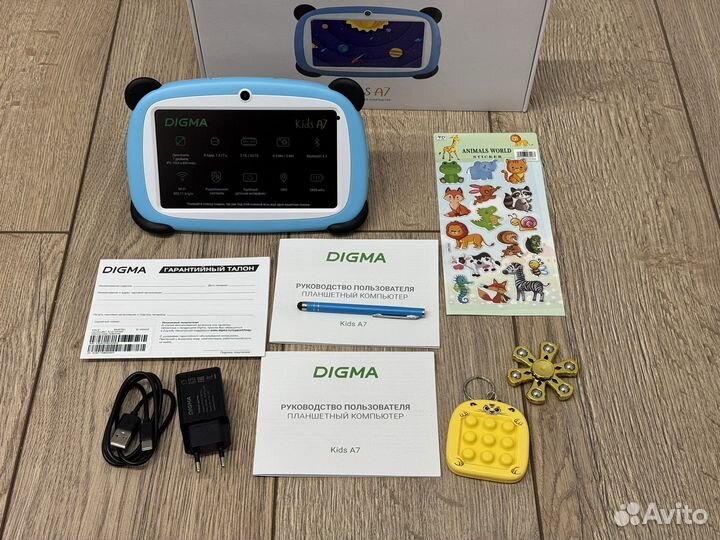 Детский планшет Digma Kids A7 2/32