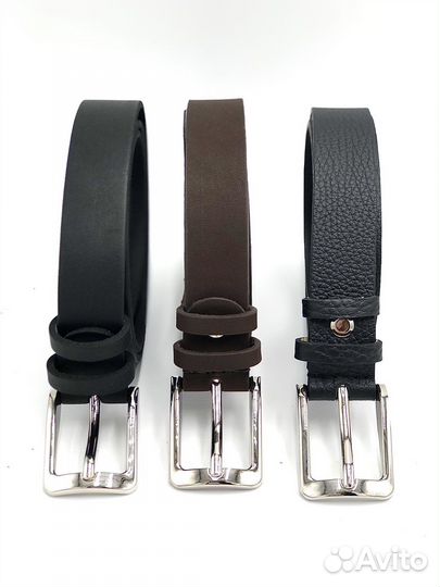 Ремень Детский натуральная кожа новый 3 вида