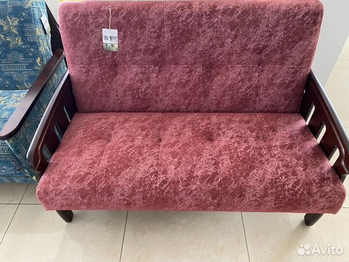 Мини-диван деревянный Ретро