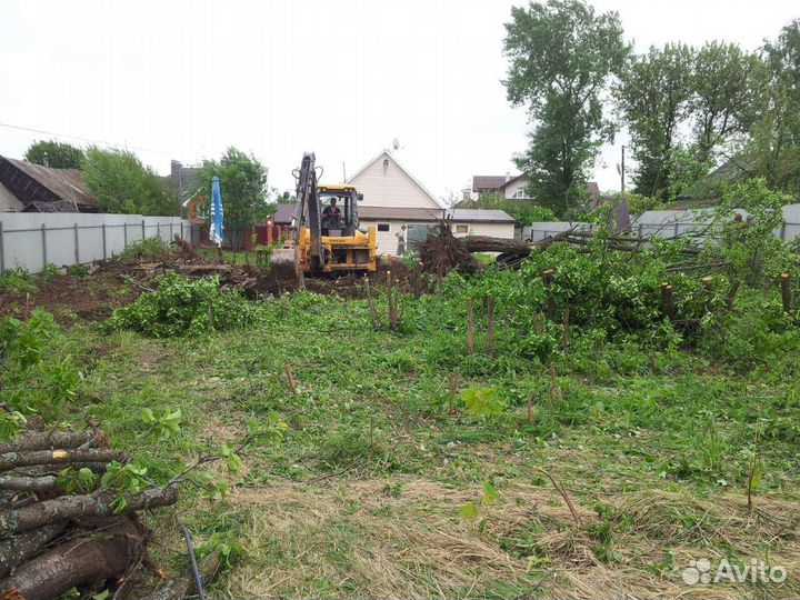 Расчистка участка в Павловском посаде