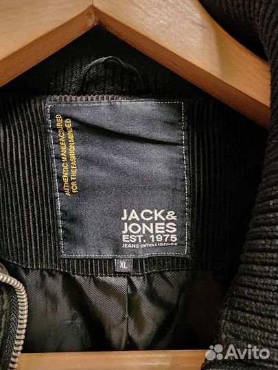 Полупальто мужское 52 54 Jack Jones вельветовое