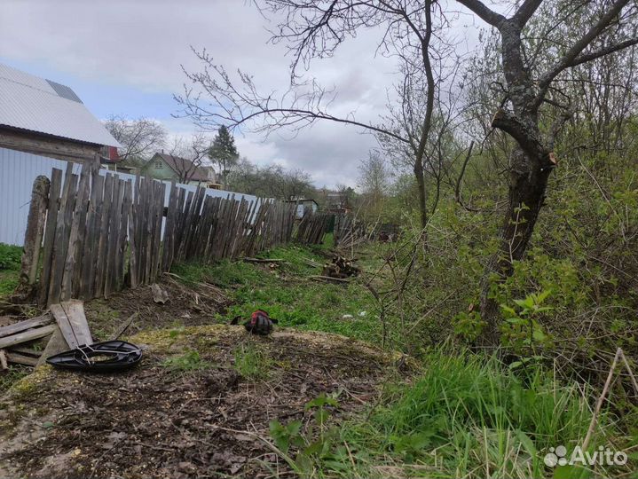 Покос травы триммером. Расчистка участка