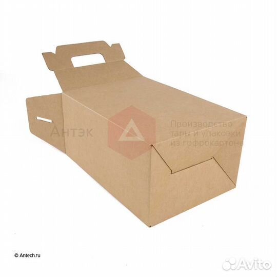 Коробка-чемодан с ручкой 220*150*330 Т24B бурый