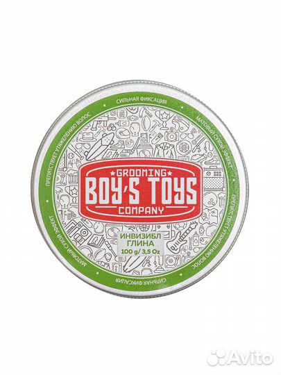 Инвизибл глина для волос boy's toy's