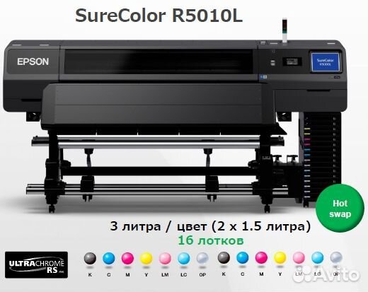 Принтер Epson surecolor SC-R5010L / 64 дюйма