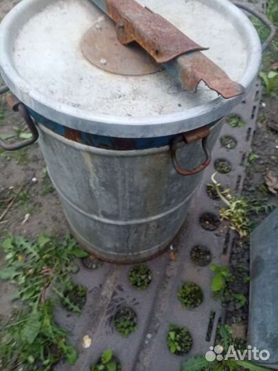 Бидон алюминиевый из под меда