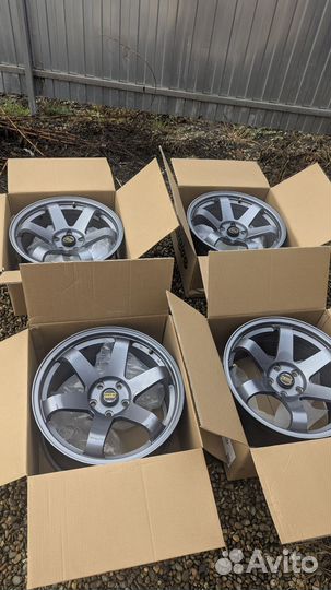 Литые диски r18 te37