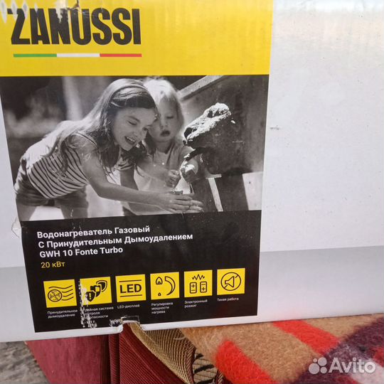 Водонагреватель газовый Zanussi GWH10 forte turbo