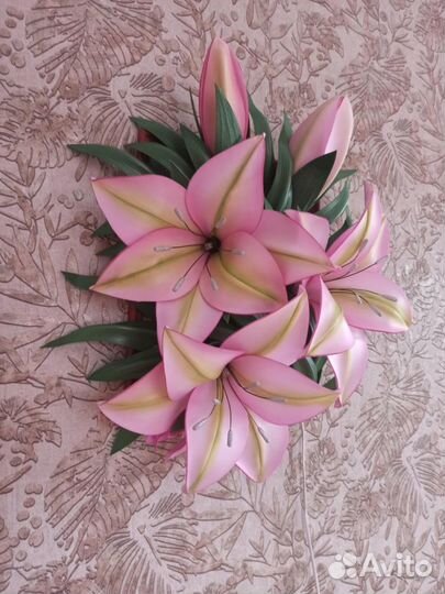 Светильники цветы ручной работы