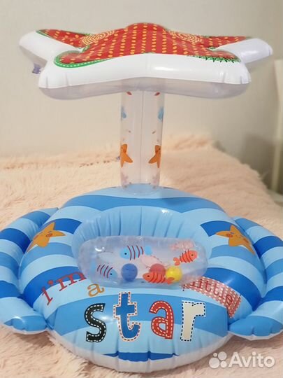 Круг для плавания с козырьком