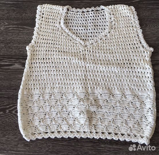 Вязаные крючком женские вещи из хлопковой пряжи