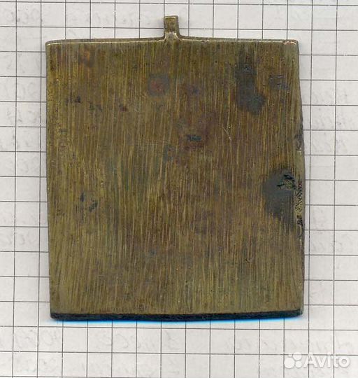 Иконка воскресение христово медь 10