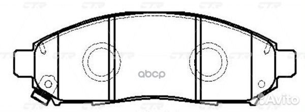 Колодки тормозные дисковые nissan navara/pathfi