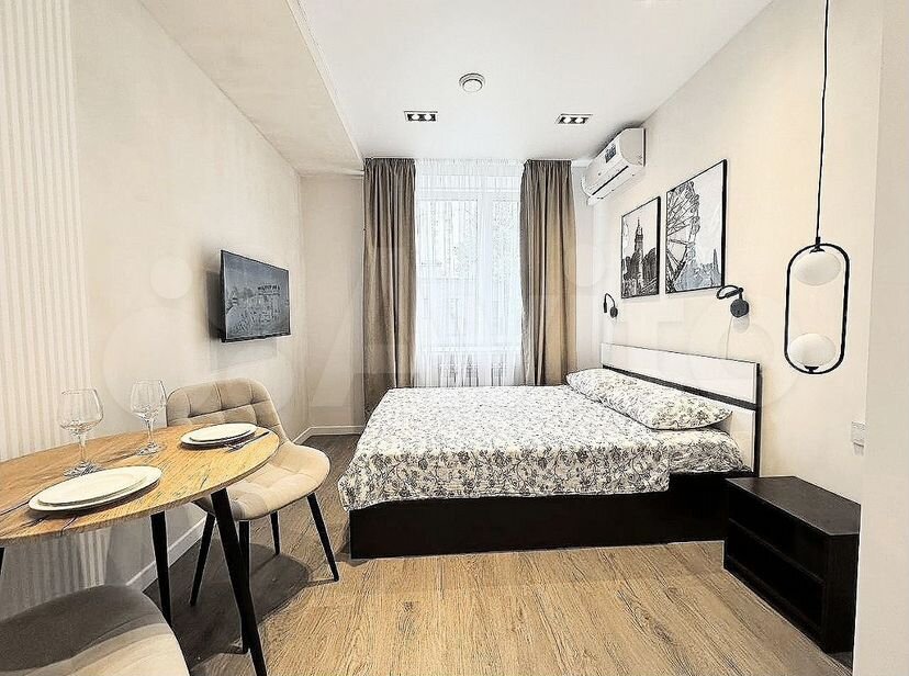 Квартира-студия, 22,6 м², 1 кровать