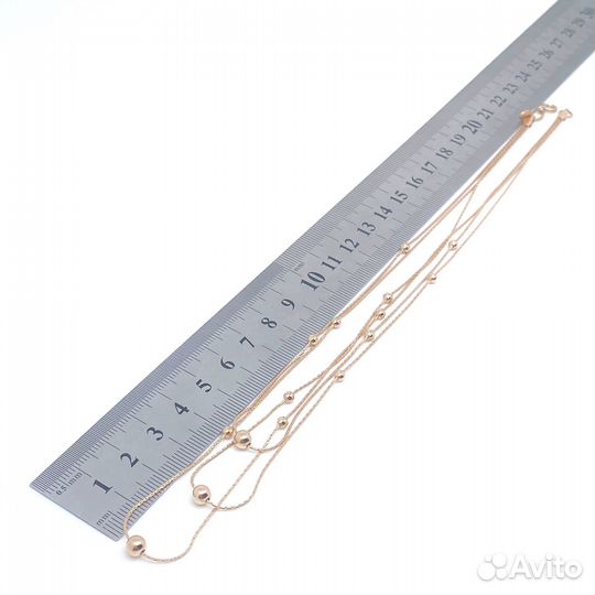 Золотое колье 585пр. вес: 7,94гр. длина: 38/46см