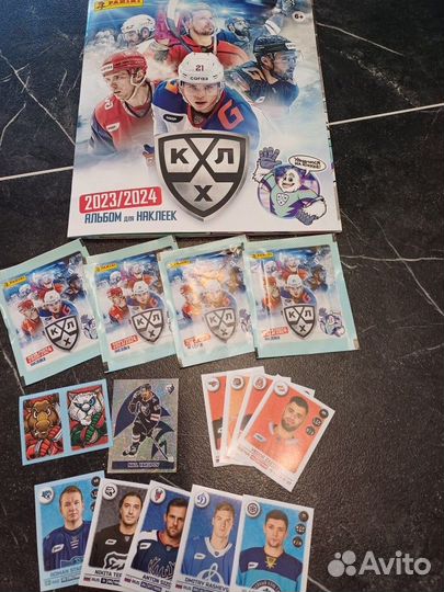 Наклейки panini кхл 2023/2024