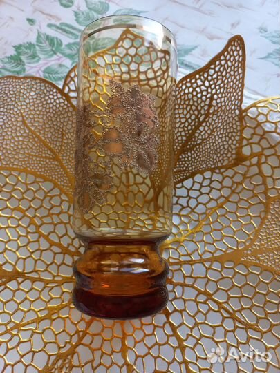 Три вазочки. Карамельная ваза 50 годы