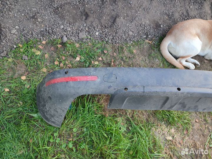 Нижняя часть заднего бампера touareg gp