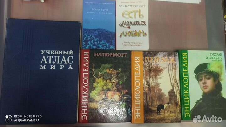 Энциклопедия по живописи, учебн. атлас, книги СССР