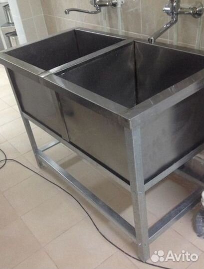 Ванна моечная 2 секц вм 2/400 есть разные размеры