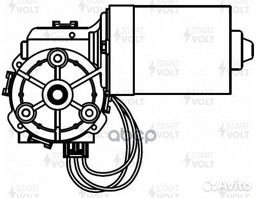Моторедуктор стеклоочистителя VWF 2003 startvolt