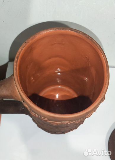 Кружка ручной работы глиняная