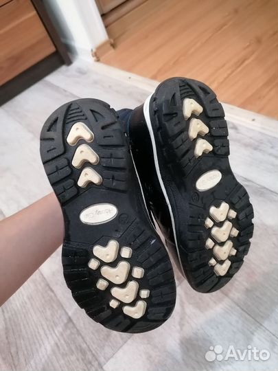 Демисезонные ботинки на девочку с мехом