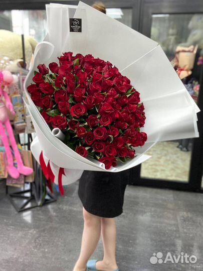 Роза Букет роз 201 101 151 Доставка Розы