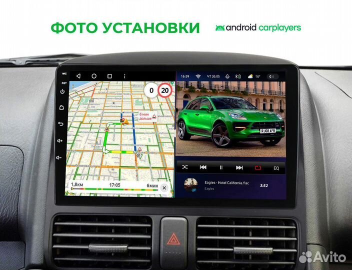 Штатная магнитола на android для Honda