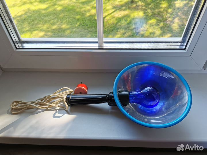 Синяя лампа рефлектор минина