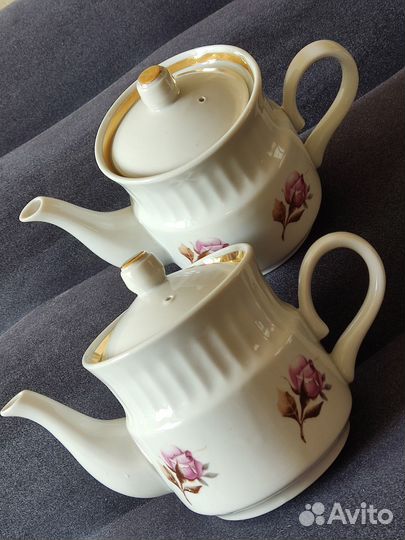 Чайник заварочный фарфоровый СССР, новый