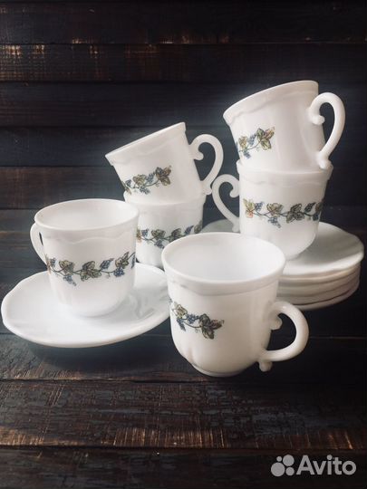 Советский набор из костяного фарфора